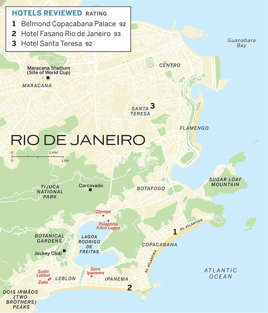 Rio de haneiro hôtels